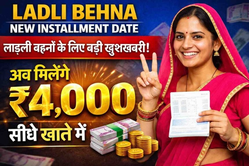Ladli Behna New Installment date: लाड़ली बहनों के लिए बड़ी खुशखबरी! अब मिलेंगे ₹4,000 सीधे खाते में