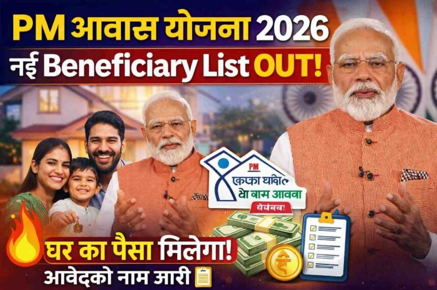 Awas Yojana Beneficiary List 2026: पीएम आवास योजना 2026 की नई सूची जारी, ऐसे मिलेगा घर का पैसा
