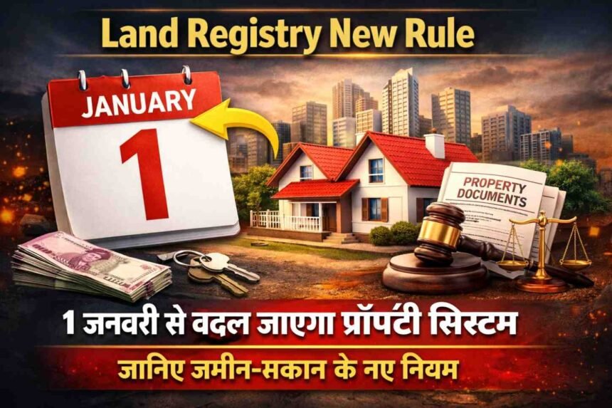 Land Registry New Rule: 1 जनवरी से बदल जाएगा प्रॉपर्टी सिस्टम, जानिए जमीन मकान के नए नियम