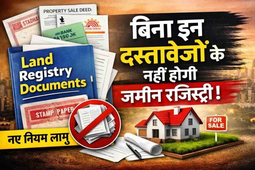 Land Registry Documents: बिना इन दस्तावेजों के नहीं होगी जमीन रजिस्ट्री! नए नियम लागू