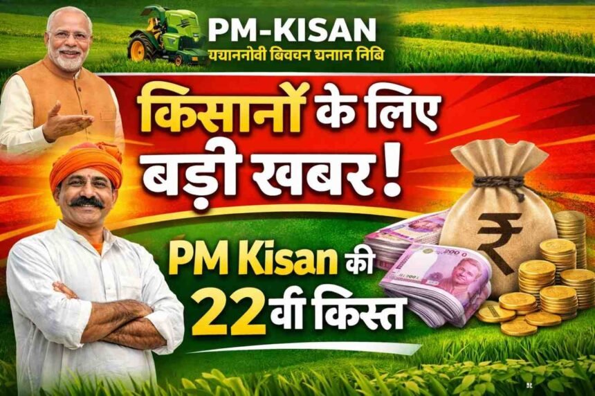 PM kisan samman nidhi Yojana: किसानों के लिए बड़ी खबर! PM Kisan की 22वीं किस्त