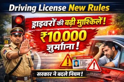 Driving License New Rules: ड्राइवरों की बढ़ी मुश्किलें! सरकार ने लगाया ₹10,000 जुर्माना, नियम बदले