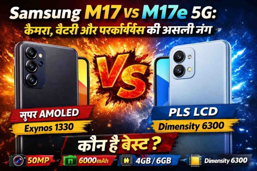 Samsung M17 vs M17e 5G