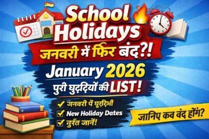 School Holidays January: जनवरी में फिर बंद होंगे स्कूल! जानिए पूरी छुट्टियों की लिस्ट